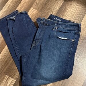 American Eagle Outfitters Dark Blue Skinny Jeans